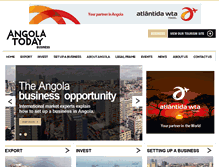 Tablet Screenshot of angola-today.com